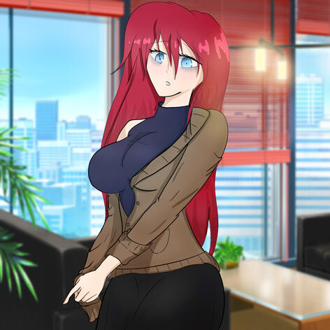 Yuri in RhythmLink's breakroom